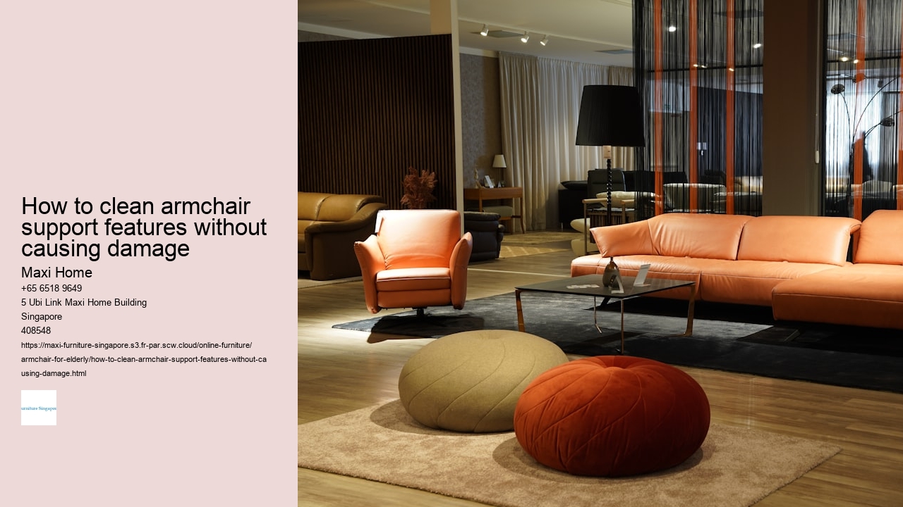How to clean armchair support features without causing damage Maxi Home How to clean armchair support features without causing damage