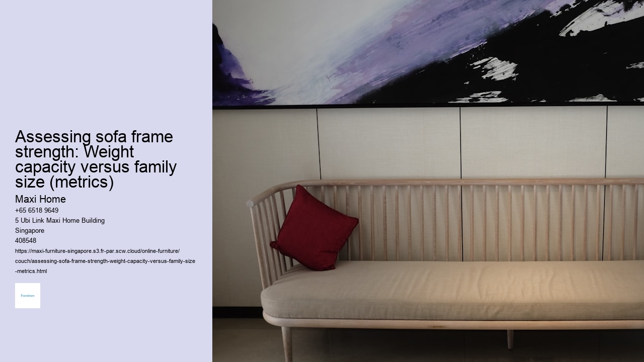 Assessing sofa frame materials: a homeowner's guide