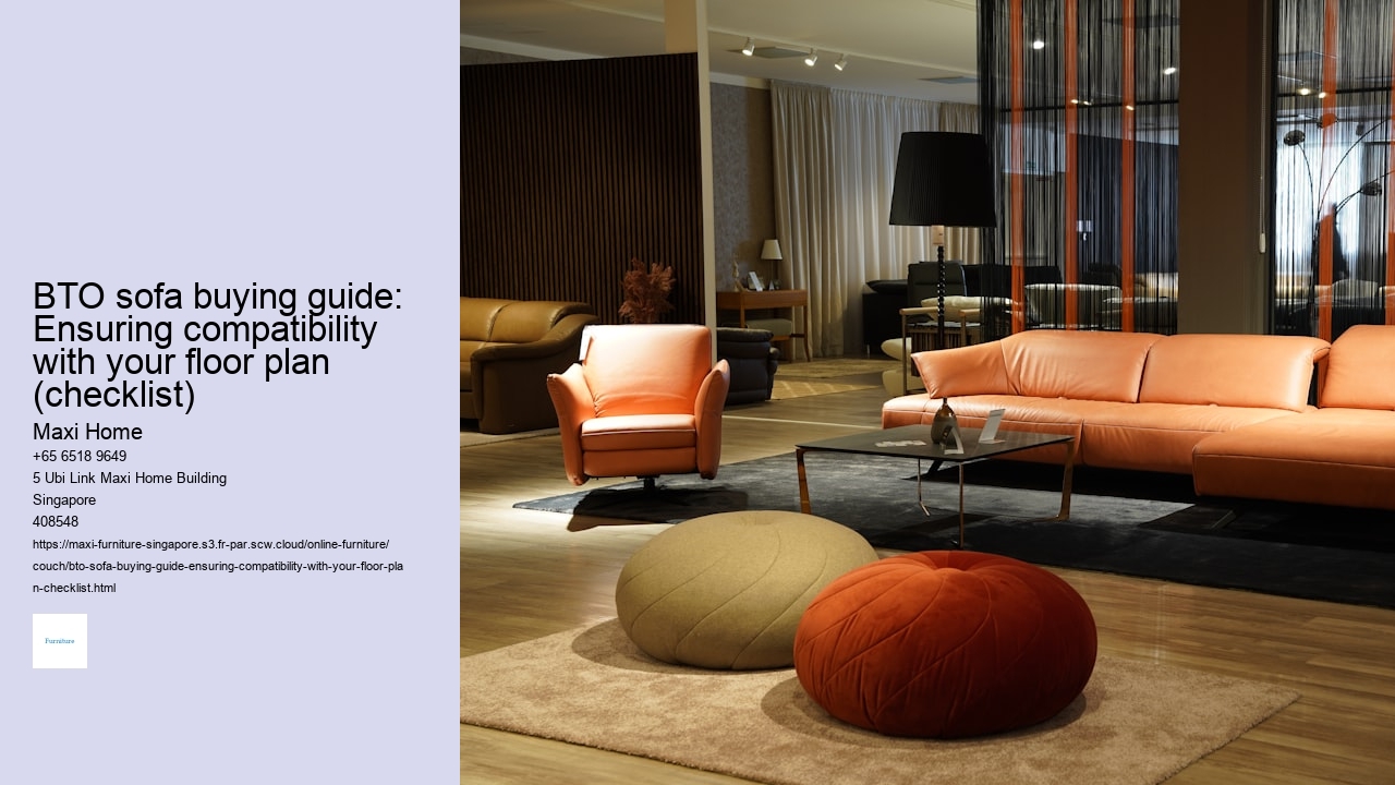 BTO sofa buying guide: Ensuring compatibility with your floor plan (checklist)