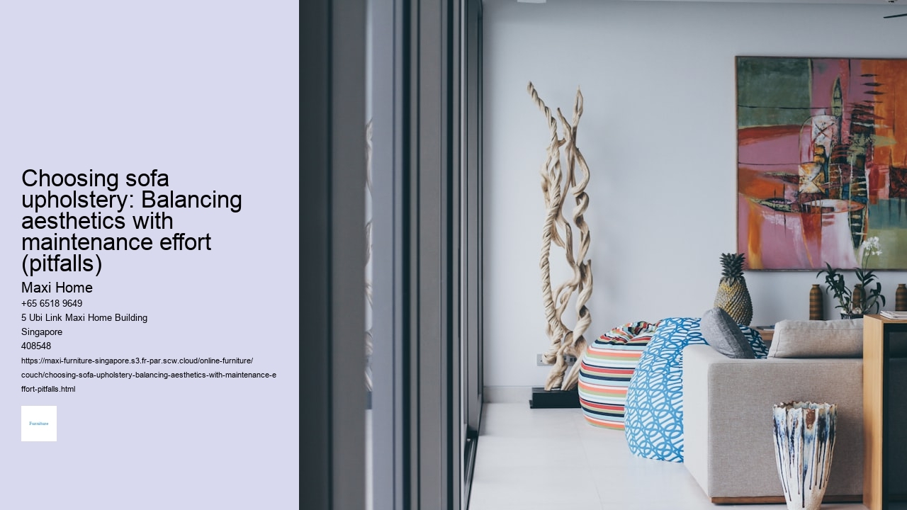 Choosing sofa upholstery: Durability test for Singapore homes (metrics)