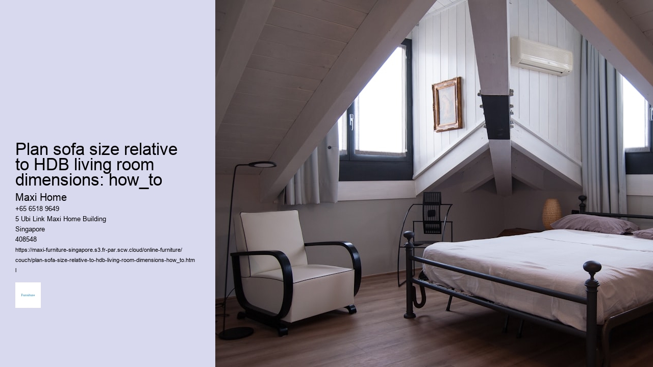 Plan sofa size relative to HDB living room dimensions: how_to