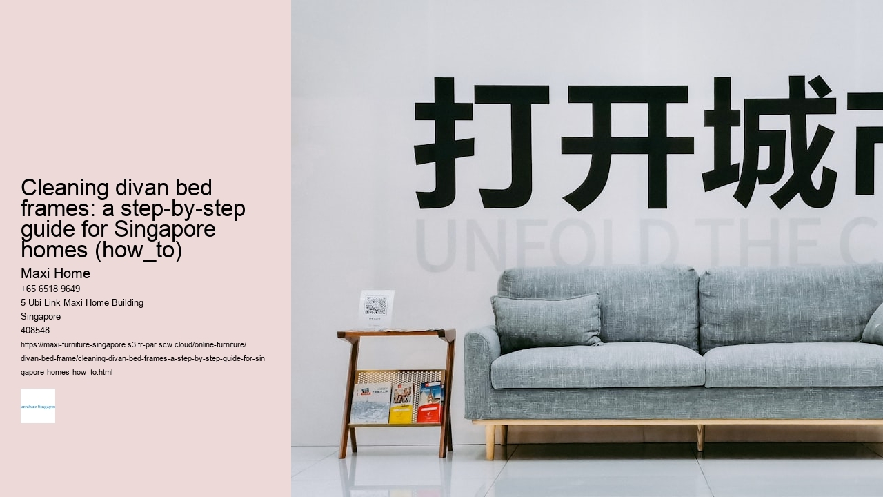 Cleaning divan bed frames: a step-by-step guide for Singapore homes (how_to)