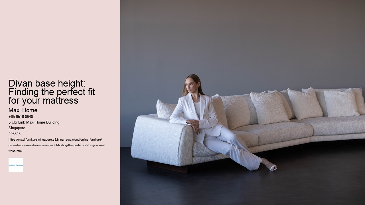 Divan base height: Finding the perfect fit for your mattress Maxi Home Divan base height: Finding the perfect fit for your mattress