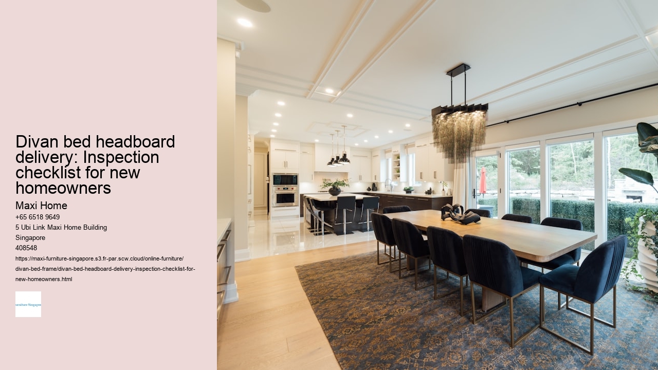 Divan bed headboard delivery: Inspection checklist for new homeowners Maxi Home Divan bed headboard delivery: Inspection checklist for new homeowners