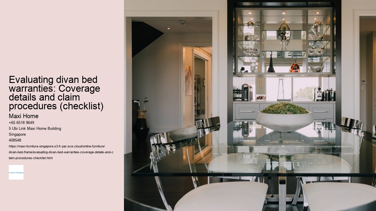 Evaluating divan bed warranties: Coverage details and claim procedures (checklist)