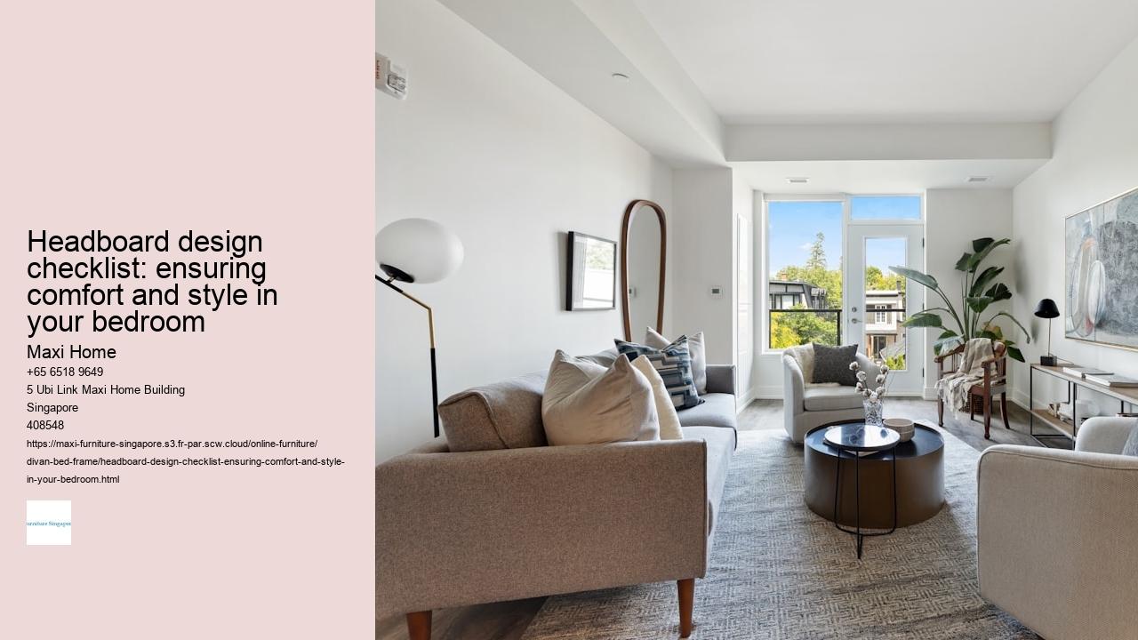 Headboard design checklist: ensuring comfort and style in your bedroom