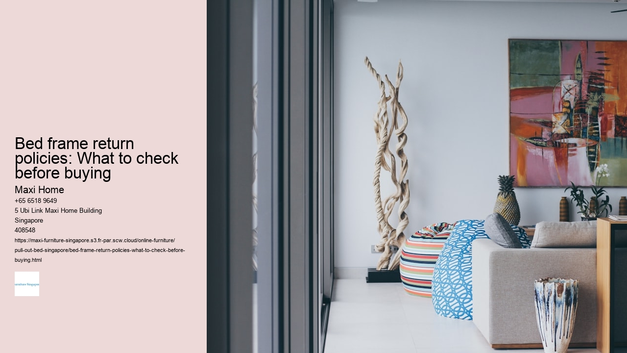 Bed frame return policies: What to check before buying