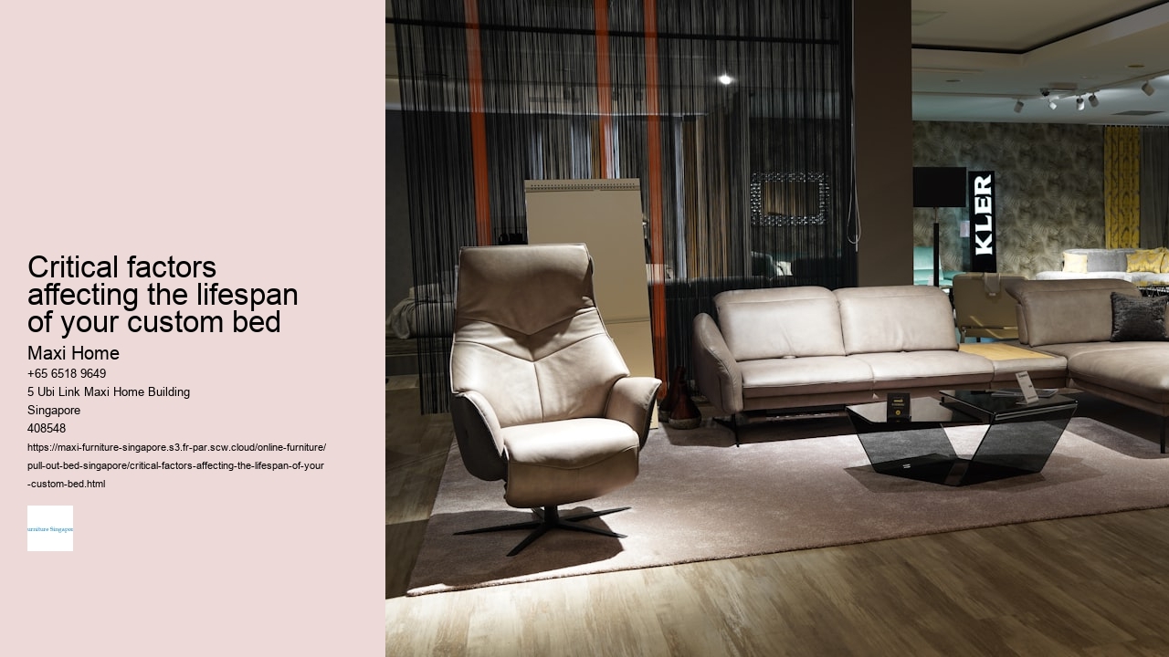 Critical factors affecting the lifespan of your custom bed