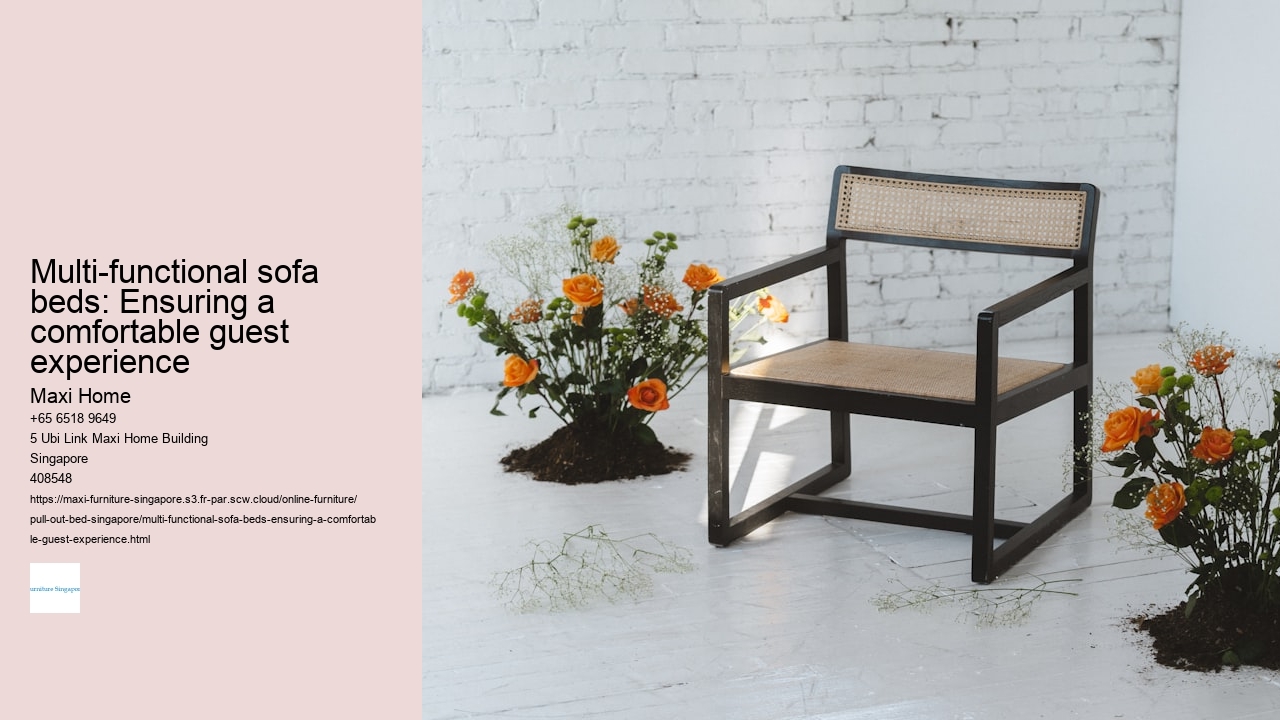 Multi-functional sofa beds: Ensuring a comfortable guest experience Maxi Home Multi-functional sofa beds: Ensuring a comfortable guest experience