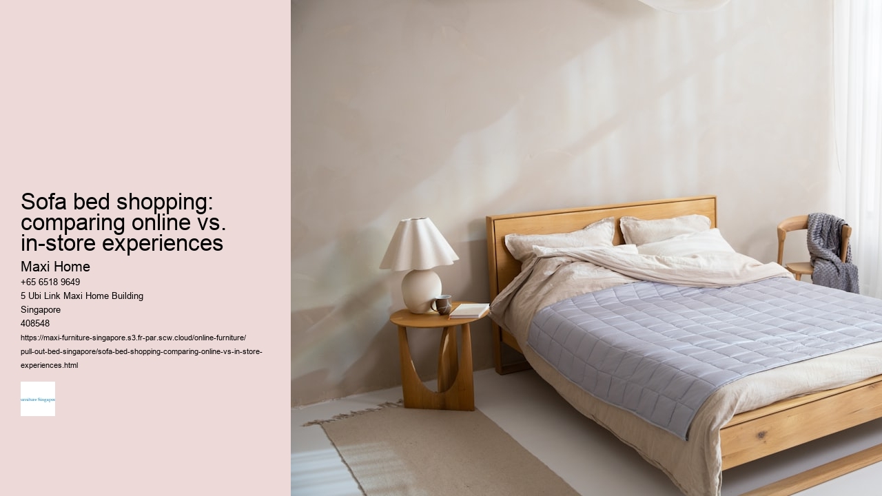 Sofa bed shopping: comparing online vs. in-store experiences Maxi Home Sofa bed shopping: comparing online vs. in-store experiences