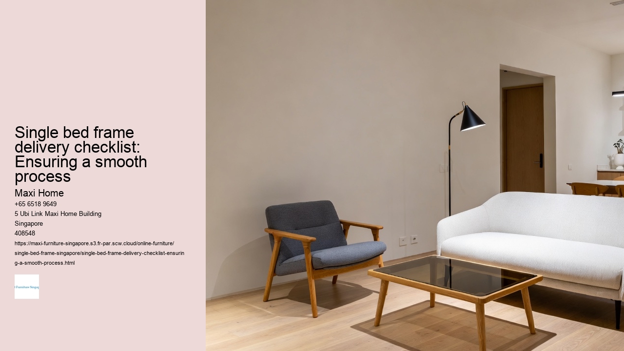 Single bed frame delivery checklist: Ensuring a smooth process Maxi Home Single bed frame delivery checklist: Ensuring a smooth process