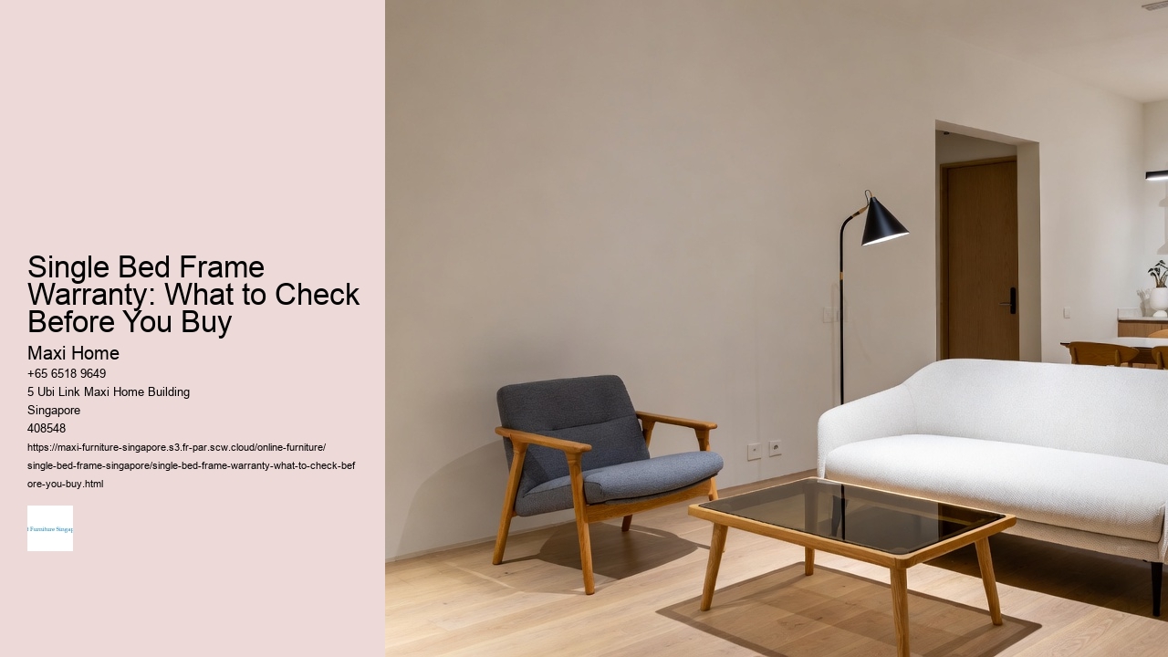 Single Bed Frame Warranty: What to Check Before You Buy Maxi Home Single Bed Frame Warranty: What to Check Before You Buy